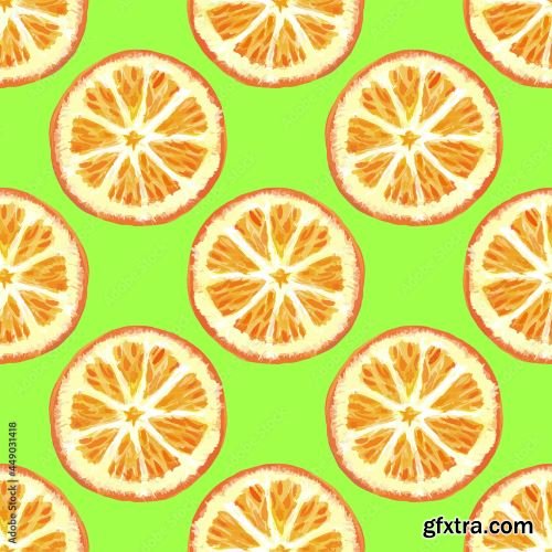 Fruit seamless pattern pack 1