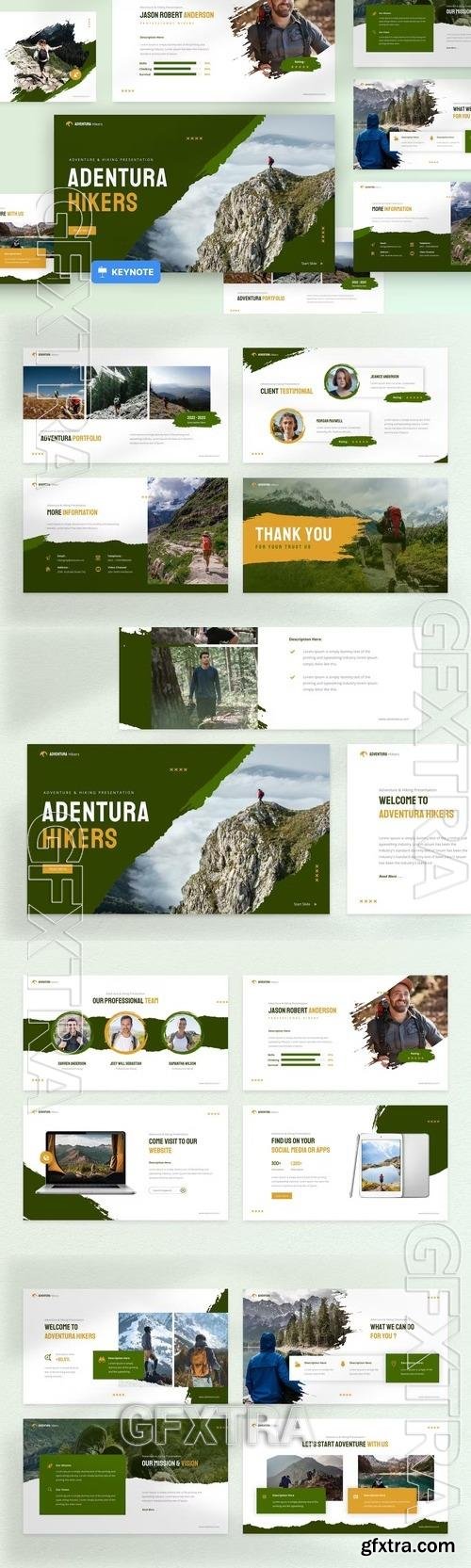 Adventura - Adventure & Hiking Keynote Template F24CTJV