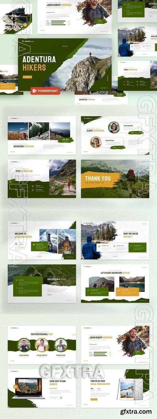 Adventura - Adventure & Hiking Powerpoint Template ZKM2YUD