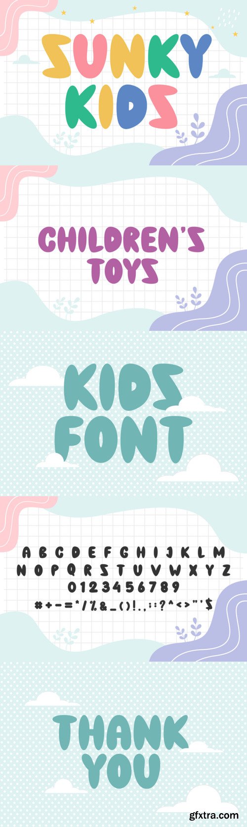 Sunky Kids Font