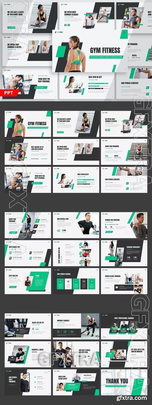 Fitness Gym - Powerpoint VTJYSL3