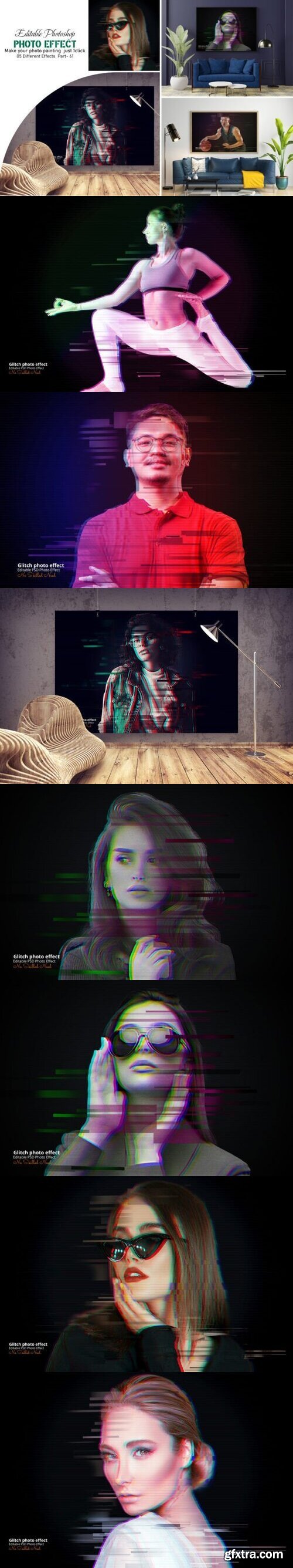 Glitch Photoshop Photo Effect