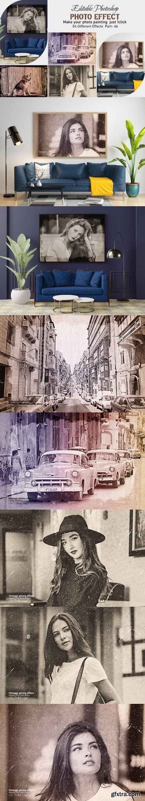 Editable Vintage Photoshop Effect