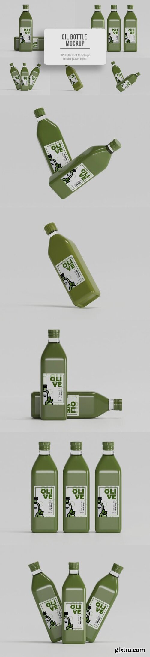 05 PSD Oil Bottle Mockups