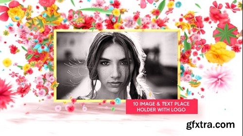 Videohive Flower Romantic Slideshow 43793811