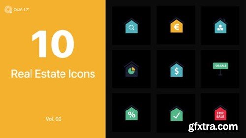 Videohive Real Estate Icons Vol. 02 45242847