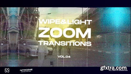 Videohive Wipe and Light Zoom Transitions Vol. 04 45307689