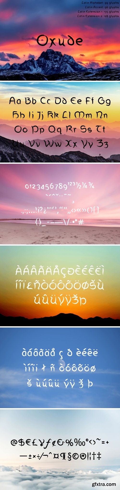 Oxude Font