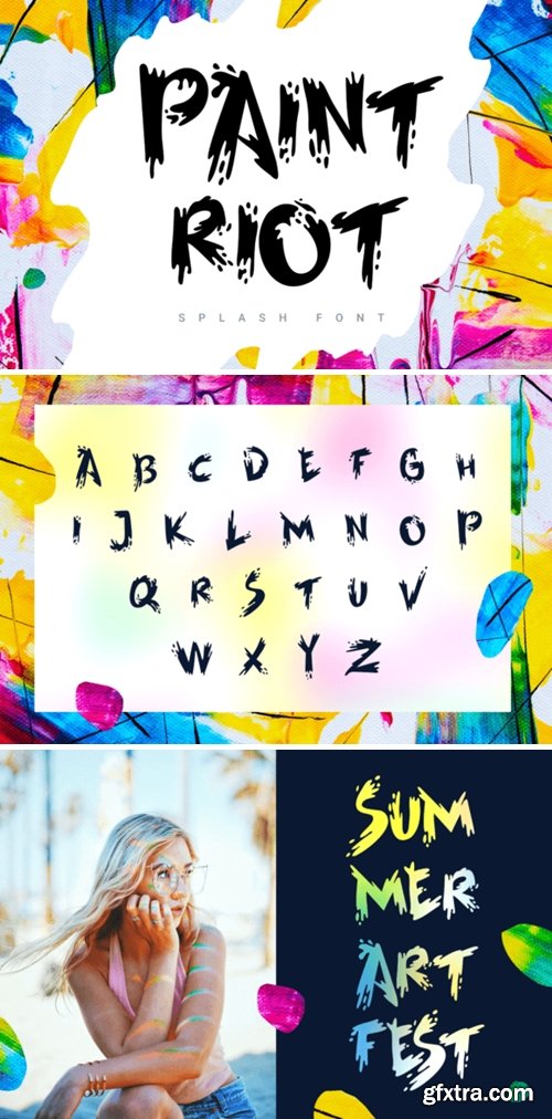 Paint Riot Font