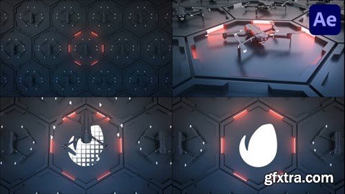 Videohive Drone Logo for After Effects 45239645