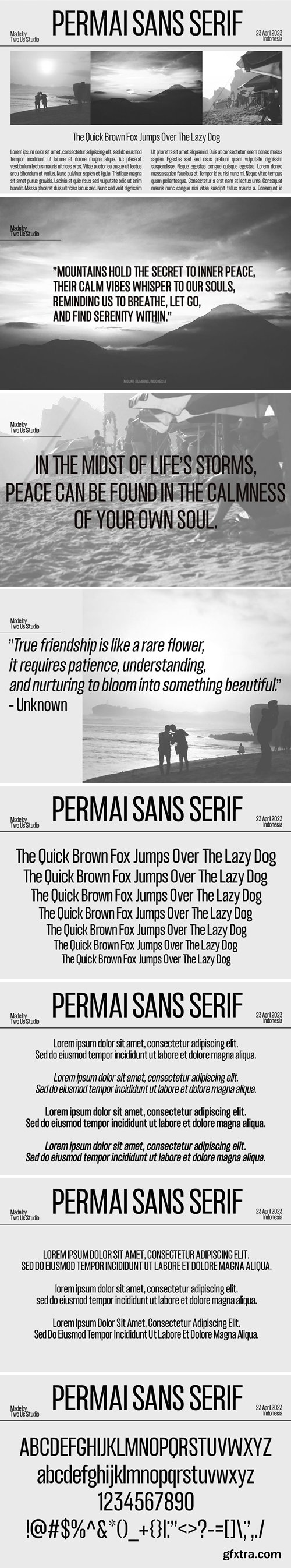 Permai - Modern Sans Sterif Typeface