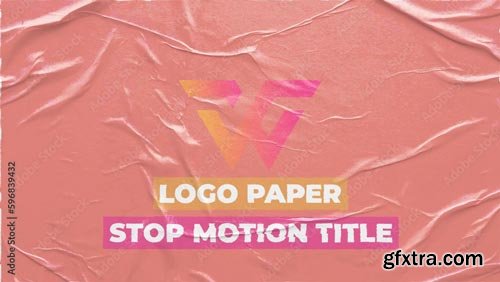 Logo Paper Stop Motion Title 596839432