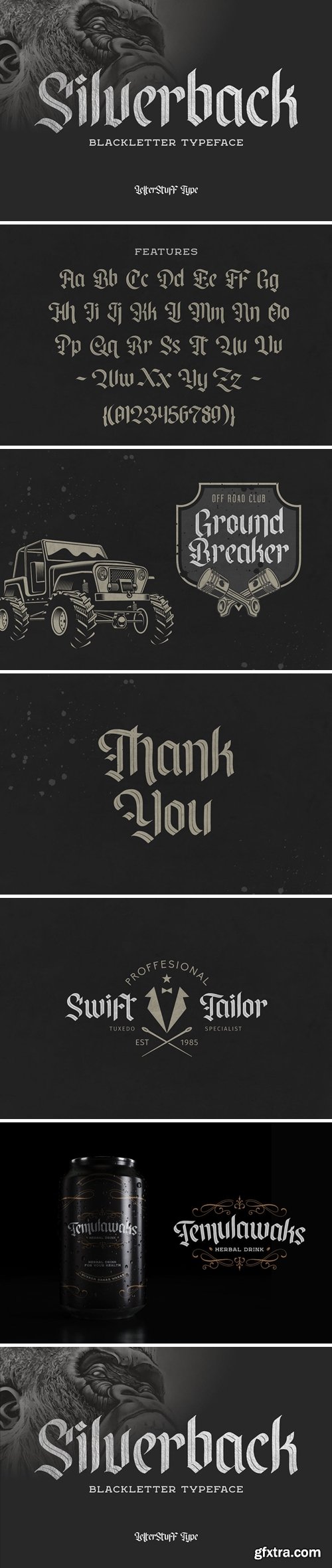 Silverback Blackletter Font