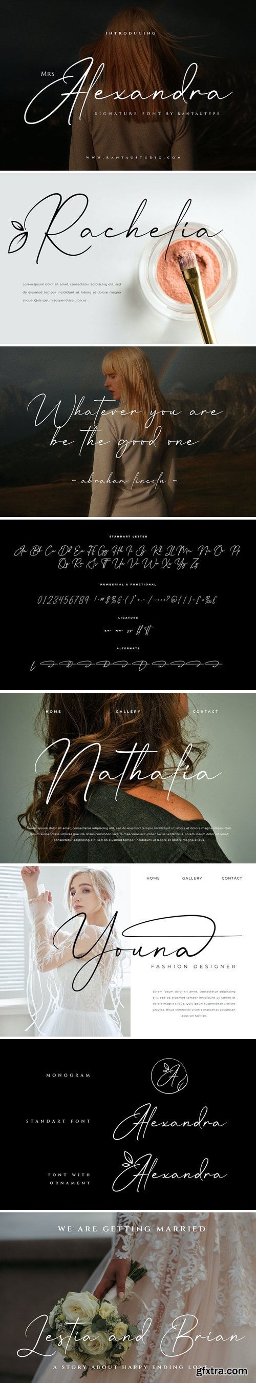 Mrs Alexandra Elegant Signature Font