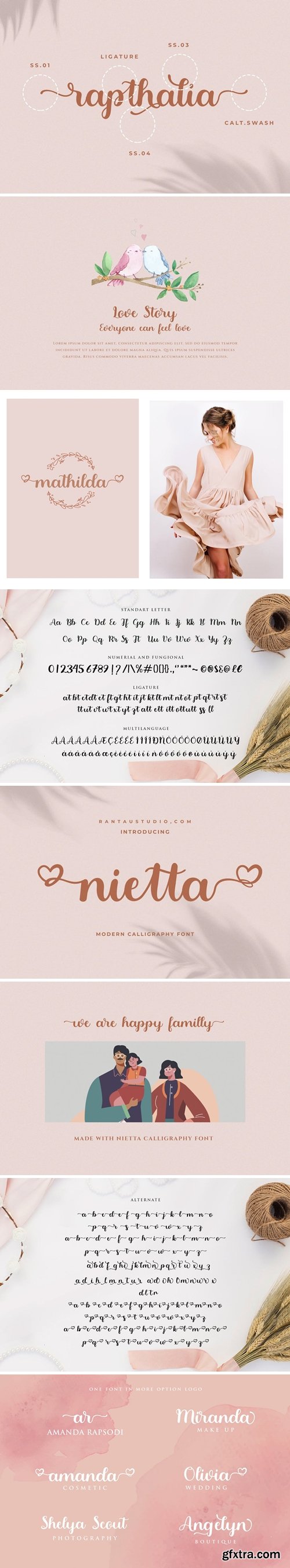 FontBundles - Nietta 1170335