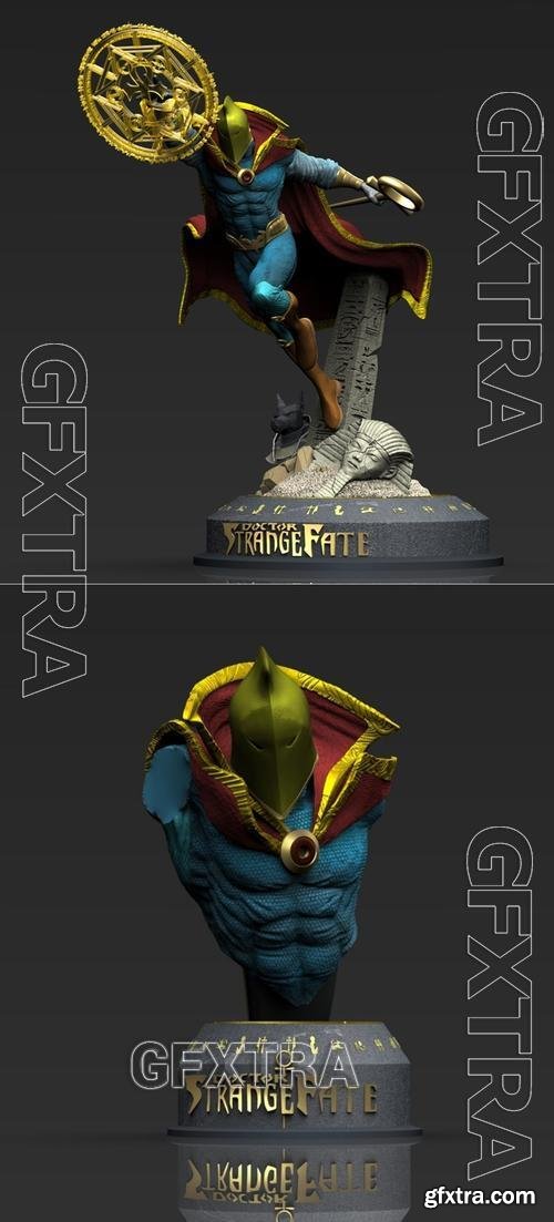 Doctor Strange Fate Figure and Bust &ndash; 3D Print Model