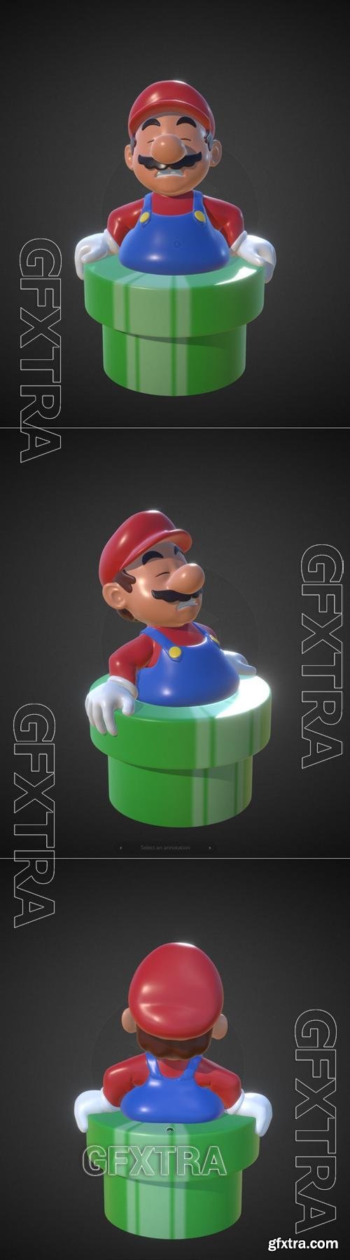 Fat Mario &ndash; 3D Print Model