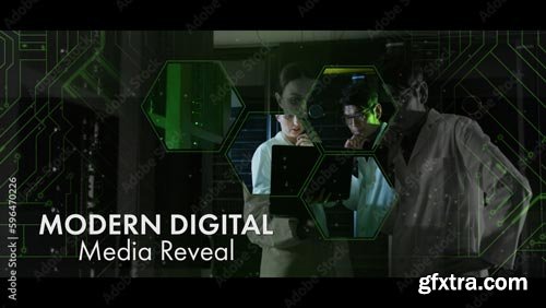 Modern Digital Media Reveal 596470226