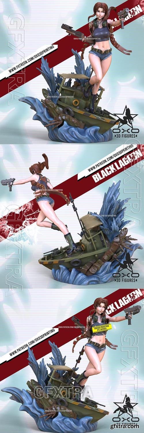 OXO3D - Revy - Black Lagoon &ndash; 3D Print Model