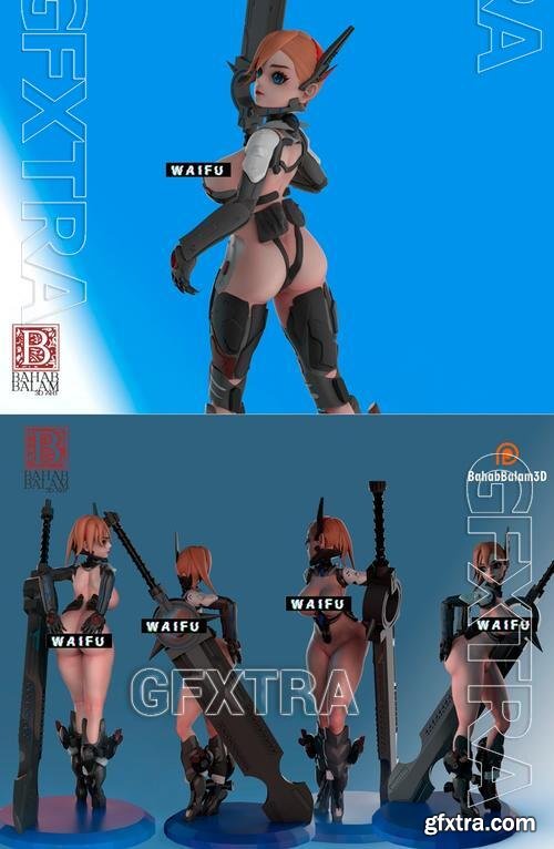 Mecha Girl &ndash; 3D Print Model