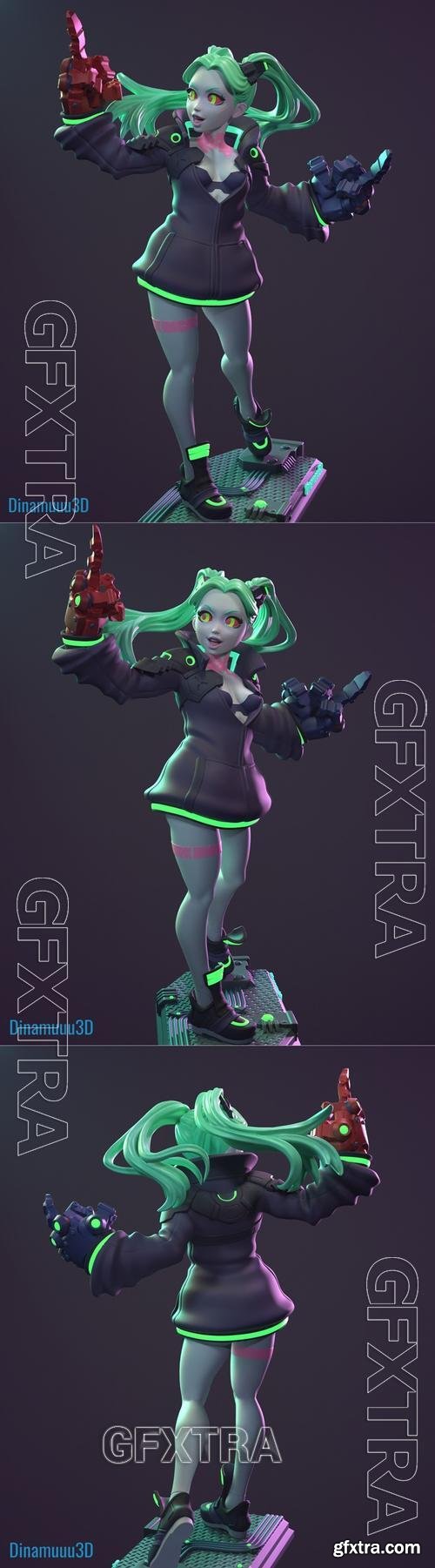 Dinamuuu3D - Rebecca Edgerunner &ndash; 3D Print Model