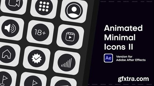 Videohive Animated Minimal Icons II 45260562