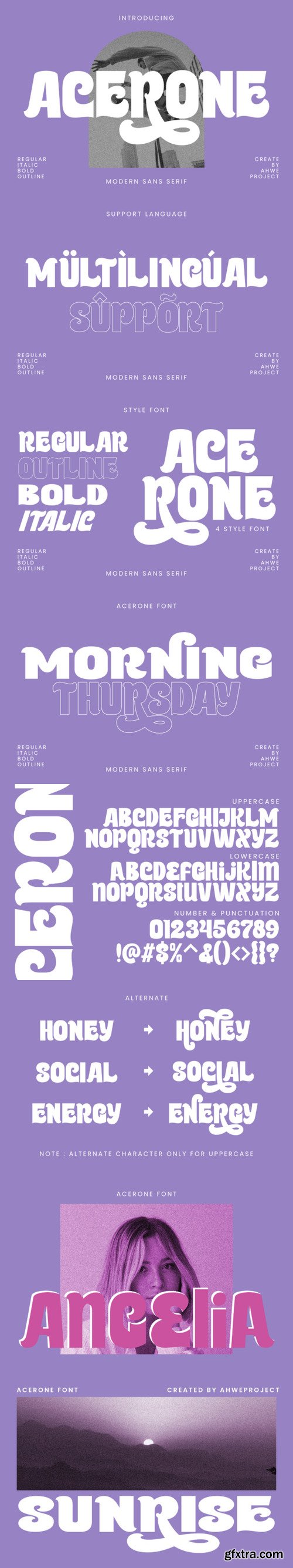 Acerone Font