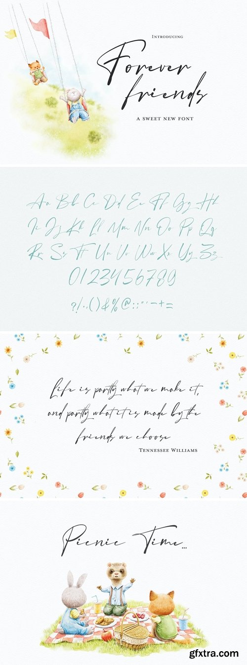 Forever Friends Script Font