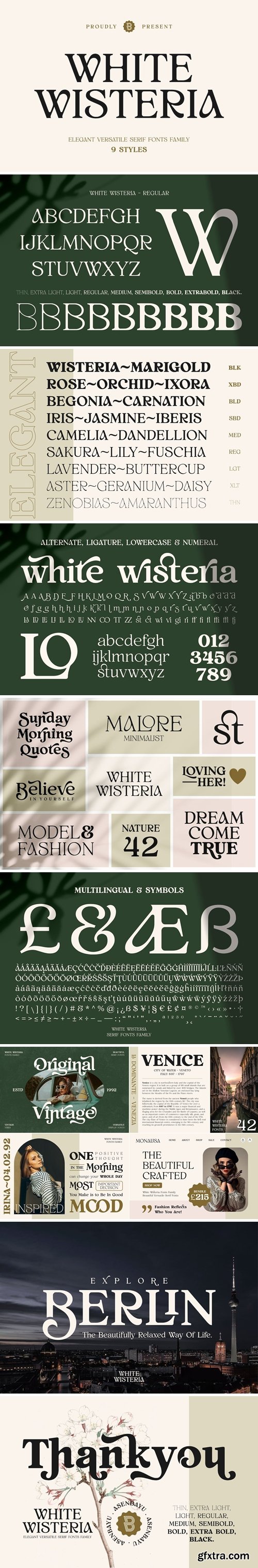 FontBundles - White Wisteria - Elegant Versatile Serif Fonts Family 2554108