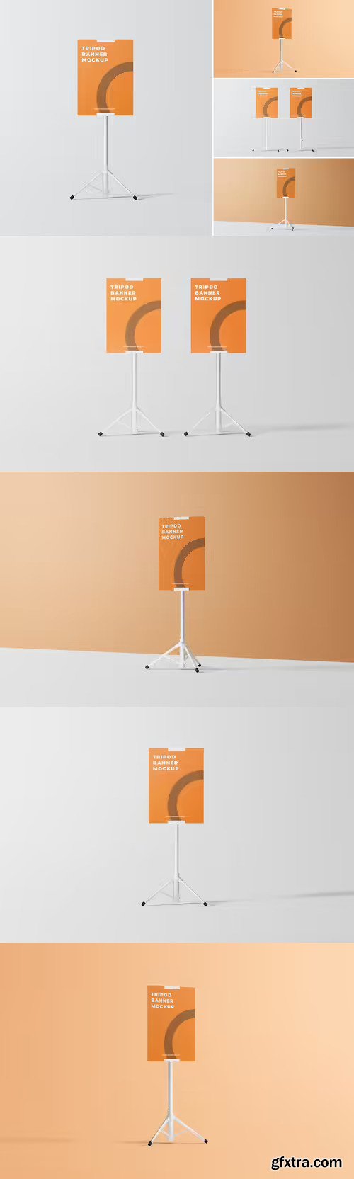 Tripod Banner Mockup