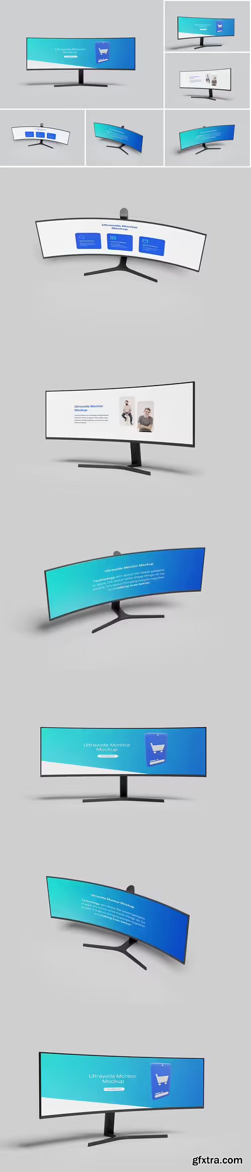 Ultrawide Monitor Mockup