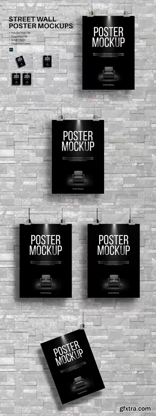 Hanging Poster Mockups