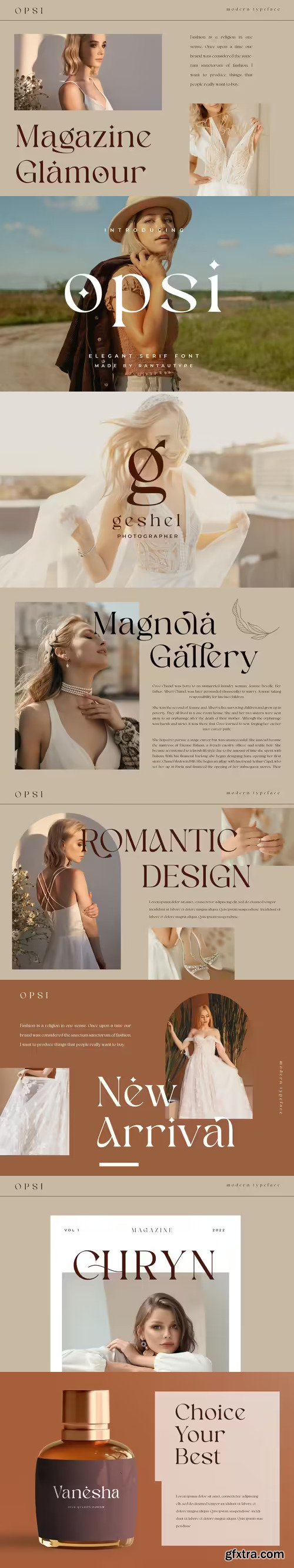 Opsi Elegant Classic Serif Font