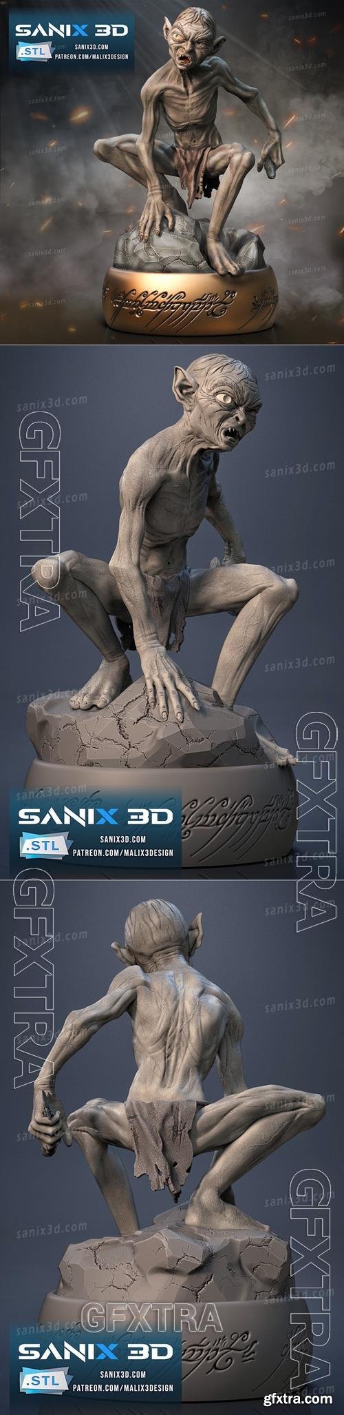 Sanix - Gollum &ndash; 3D Print Model