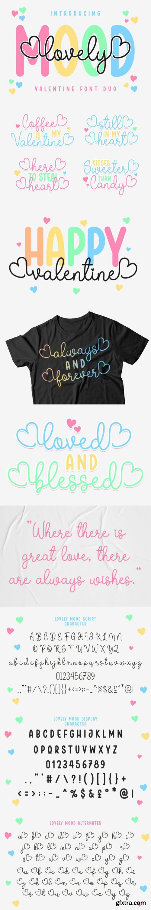 Lovely Mood Font Duo