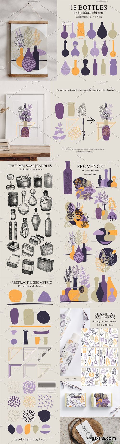 Herbs of Provence - Vector Elements +PNG