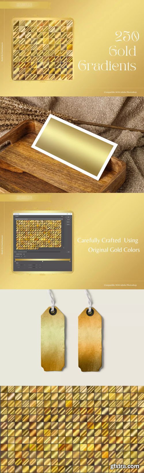 Gold Gradients for Photoshop