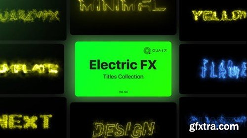 Videohive Electric Motion Titles Vol. 04 45344864