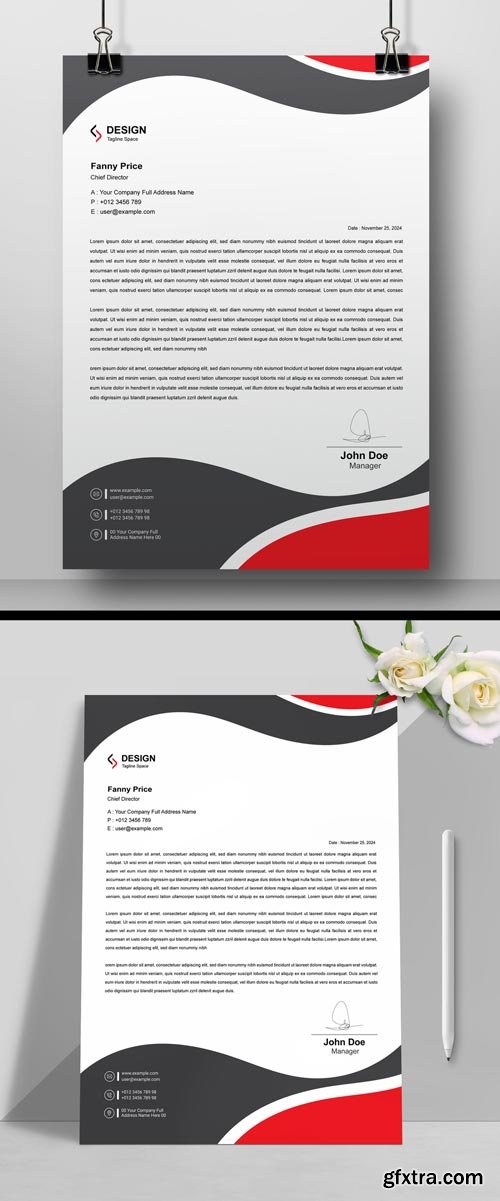 Business Letterhead Design Template 588992251