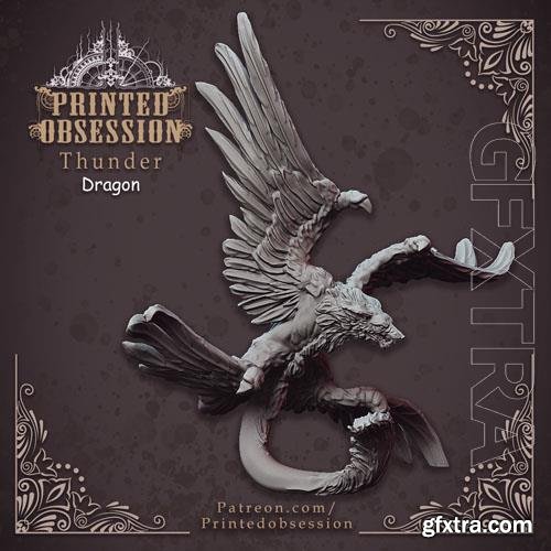 Thunder Dragon – Large Creature – Heaven Hath No Fury Print in 3D