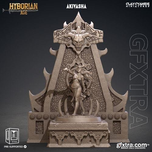 ClayCianide Miniatures – Hyborian Age – Akivasha Print in 3D