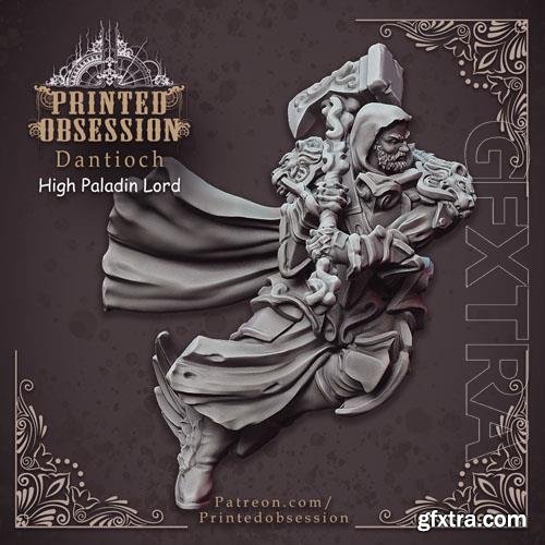 Dantioch – Human Paladin – Heaven hath no fury Print in 3D