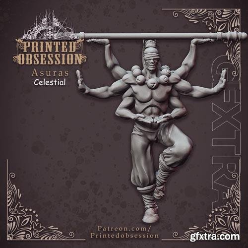 Asuras Monk – celestial – Heaven Hath no Fury Print in 3D