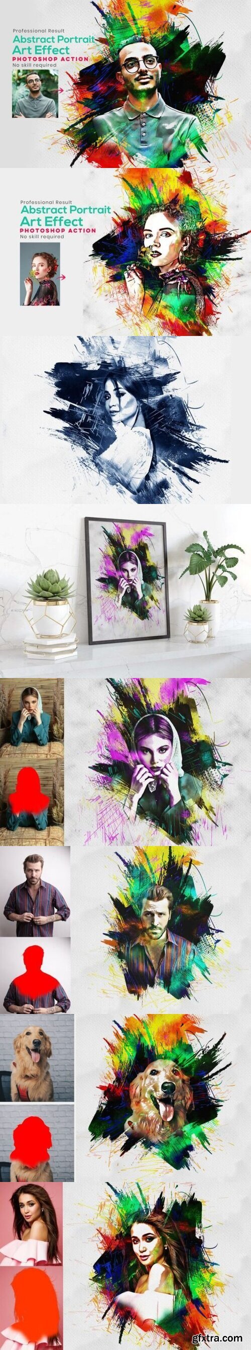 Creativemarket - Abstract Portrait Art Photo Effect 10364897