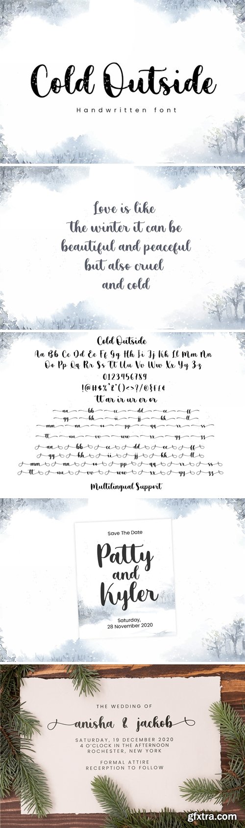 Cold Outside Font