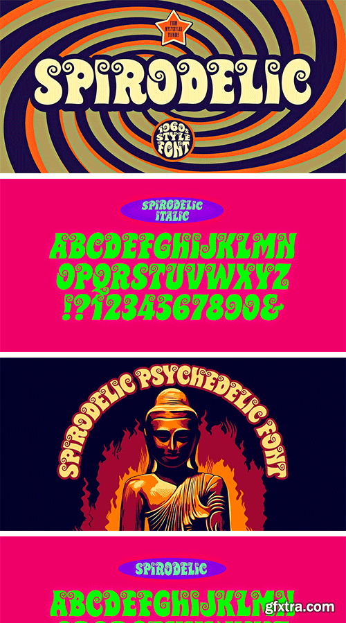 Spirodelic Font Family