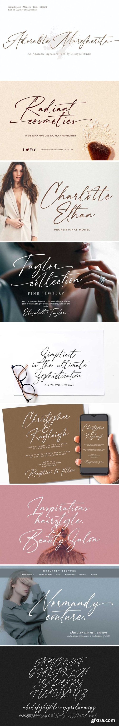 FontBundles - Adorable Margherita - Beautiful Script Font 2560665