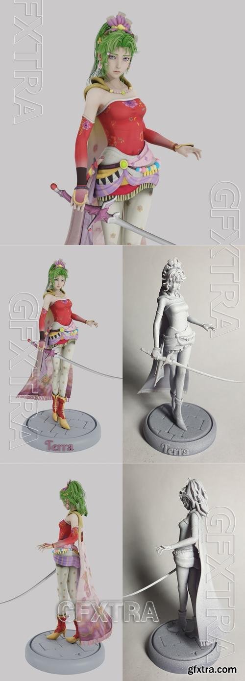 Terra - Final Fantasy VI &ndash; 3D Print Model
