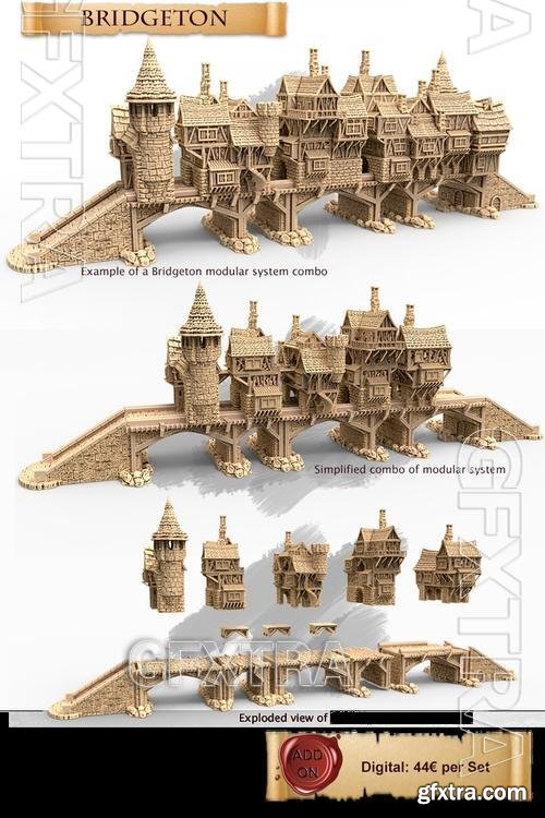 Bridgeton Bridge &ndash; 3D Print Model