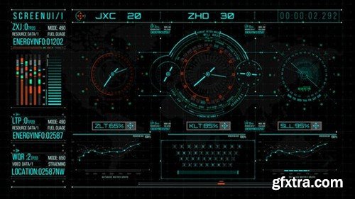 Videohive HUD700 UI Screen Gadget 2 45370469